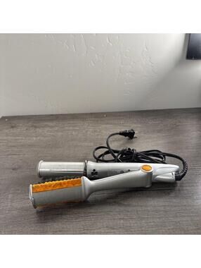 InStyler Original Rotating Hot Iron 1 1/4" Barrel Silver IS1001 Tested Working!